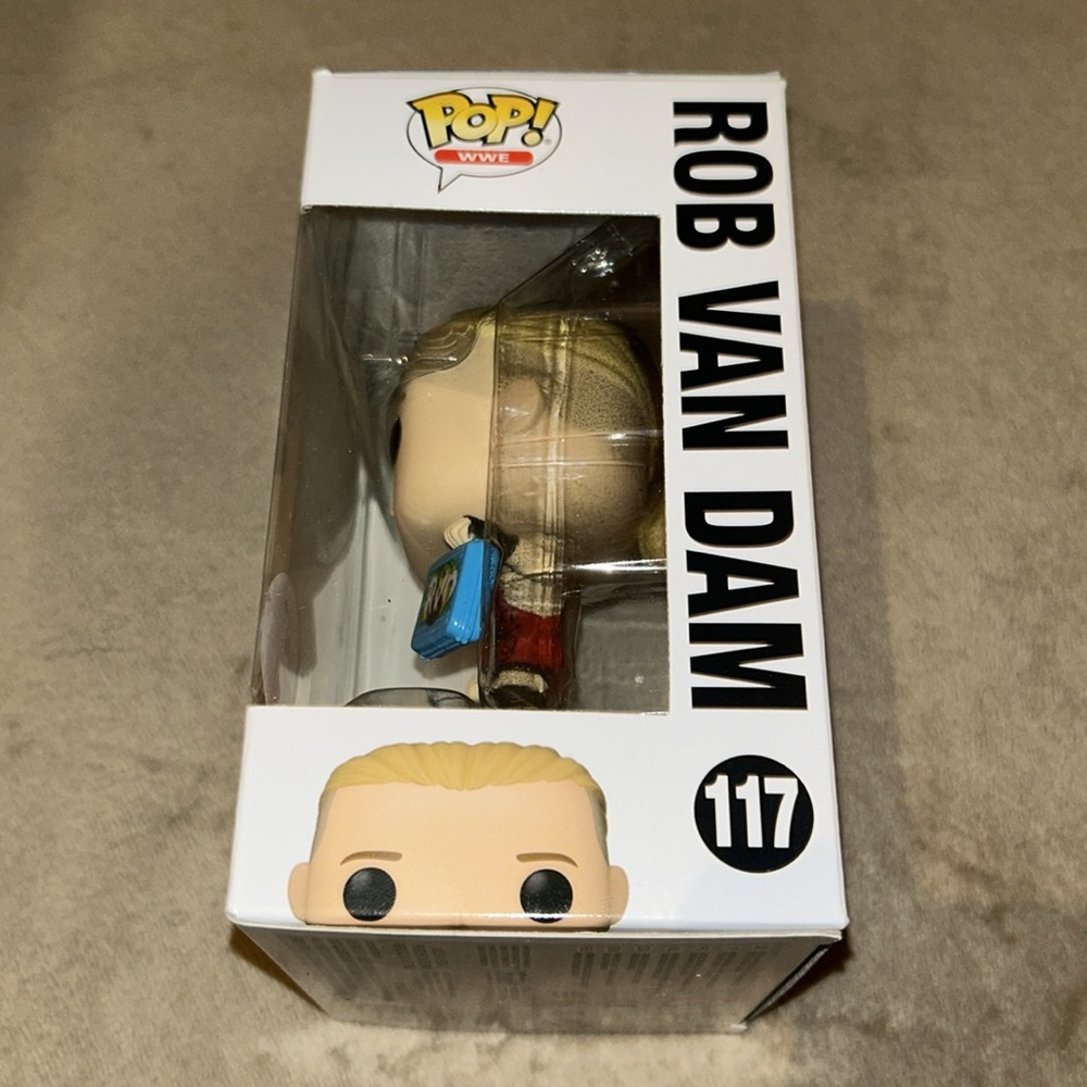 Funko Pop WWE Rob Van Dam Red and Black Exclusive (117) [NWT] - Picture 3 of 7